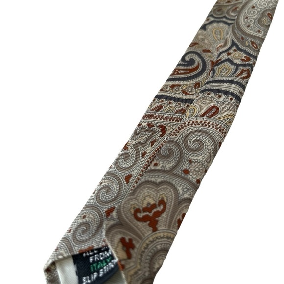 Kuppenheimer Men’s Clothier Paisley Tie Made in USA tie 3 1/2 wide 59 inches - Picture 5 of 6